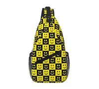 Kingmate Bauchtasche Herren-Stylische Sling Bag & Umhängetasche Herren, Brustbeutel & Crossbody Bag für Männer-Kleine Schultertasche ideal für Joggen, Reisen & Festival