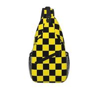 Kingmate Bauchtasche Herren-Stylische Sling Bag & Umhängetasche Herren, Brustbeutel & Crossbody Bag für Männer-Kleine Schultertasche ideal für Joggen, Reisen & Festival