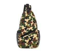 Kingmate Bauchtasche Herren-Stylische Sling Bag & Umhängetasche Herren, Brustbeutel & Crossbody Bag für Männer-Kleine Schultertasche ideal für Joggen, Reisen & Festival