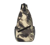 Kingmate Bauchtasche Herren-Stylische Sling Bag & Umhängetasche Herren, Brustbeutel & Crossbody Bag für Männer-Kleine Schultertasche ideal für Joggen, Reisen & Festival