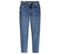 Kings Of Indigo Caroline Cropped Stretch Mid Rise Tapered Eco Xavier Blue Marble W26 L29