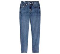 Kings Of Indigo Caroline Cropped Stretch Mid Rise Tapered Eco Xavier Blue Marble W26 L29
