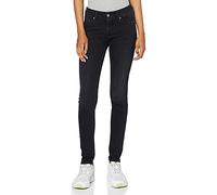 Kings of Indigo Damen Christina Skinny Jeans, Schwarz (Black Rinse 6102), (Herstellergröße:26/32)