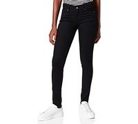 Kings of Indigo Damen Juno Slim Jeans,per Pack Schwarz (Black Rinse 6102),(Herstellergröße:32/34)