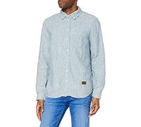 Kings of Indigo Herren Enda Pocket Freizeithemd, Blau (Fine Stripe Blue 8104), 46 (Herstellergröße: XL)