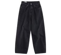 Kings Of Indigo Jeans Leila Cropped - High Waist Balloon Shape - Holo Black Used Gr. W26 L29