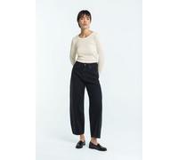 Kings Of Indigo Leila Cropped - High Waist Balloon Shape - Holo Black Used Gr. W29 L31