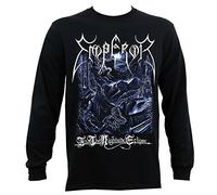 King's Road Emperor Herren Langarmshirt in The Nightside Eclipse - Schwarz - Groß