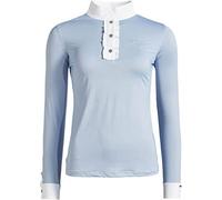 Kingsland KLpace Ladies LS Show Shirt Damen Turniershirt langärmlig Blue Coastal Fjord Summer Update 2022, Größe:XS