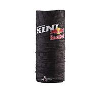 Kini Red Bull Mx Bandana - Multifunktionialer Schlauchschal, Motorsport, Wintersport, Halstuch Atmungsaktiv Gesichtsschutz, Tuch, Motorcross Zubehör - L:50cm/B:25cm schwarz/black