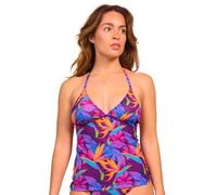 Kiniki Tan Through Sonnendurchlässiger Tankini-Oberteil Damen Bademode - Paradise Purple
