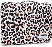 Kinmac Laptop-Schutzhülle, 360°-Schutz Kissen wasserdichte Laptop Taschenhüllemit Griff Kompatibel mit MacBook Pro 16 und 15 Zoll-15,6 Zoll Laptop (pink Leopard)