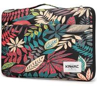 Kinmac Laptop-Schutzhülle, 360°-Schutz Kissen wasserdichte Laptop Taschenhüllemit Griff Kompatibel mit MacBook Pro 16 und 15 Zoll-15,6 Zoll Laptop (Schwarzer Ahorn)