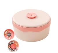 kinrguiyuez Nähkästchen Set,Magnetische kompakte tragbare Box - Kleines Näh-Set,Für Zuhause, Hobby, Reisen, Indoor-Aktivitäten, Künstlerische Handarbeitspraxis, Übung Und Fertigkeitsentwicklung