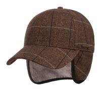 Kinty Wool Cap mit Ohrenklappen by Stetson dunkelbraun M (56-57 cm)