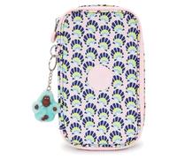 Kipling 50 PENS Medium pencase, Pouches, Cases, Geo Shell (Blue)