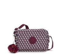 Kipling Kleine Umhängetasche Abanu prt 3DK 100% recyceltes Polyester Wine (Rot)