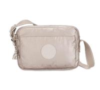 Kipling ABANU Kleine Umhängetasche, Metallic Glow (Silber)