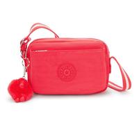 Kipling Umhängetasche ABANU klein mit verstellbarem Schultergurt, 56% recyceltes Polyamid – Escape Red