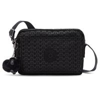 Kipling ABANU M Mittelgroße Umhängetasche, Signature Emb (Schwarz)