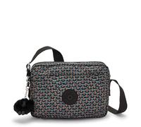 KIPLING ABANU M Mittelgroße Umhängetasche, Geo Feather (Schwarz)