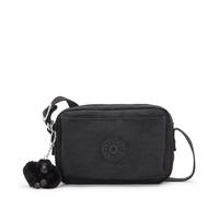 Kipling ABANU S, Kleine Umhängetasche, Black Noir (schwarz), Schultertasche mit verstellbarem Schultergurt