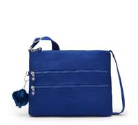 Kipling Alvar Umhängetasche, Leichte Kompakte Schultertasche mit Mehreren Taschen, Verstellbarem Riemen & Sicherer Alltags-Reisetasche - Blazing Blue