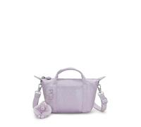 Kipling Art Compact Metallic Crossbody Bag, Lilac Moon Met, Medium