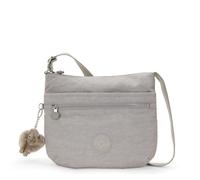 Kipling ARTO M, Mittelgroße Umhängetasche, Grey Gris (grau), Schultertasche mit Reißverschluss