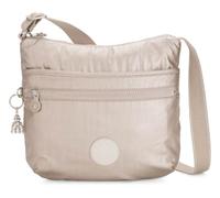 Kipling ARTO Mittelgroße Umhängetasche, Metallic Glow (Silber)