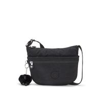 Kipling ARTO S, Kleine Umhängetasche, Black Noir (schwarz), Schultertasche mit Reißverschluss