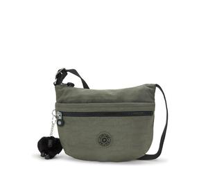 Kipling ARTO S, Kleine Umhängetasche, Green Moss (grün), Schultertasche mit Reißverschluss