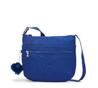 Kipling Arto Umhängetasche, Leichte Mittlere Handtasche mit Mehreren Reißverschlusstaschen, Verstellbarem Riemen & Strapazierfähiger Alltags-Reisetasche - Blazing Blue