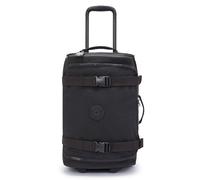 Kipling AVIANA S Kleiner Handgepäckkoffer mit Rollen und verstellbaren Gurten, Black Noir (schwarz)