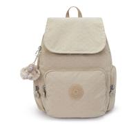 kipling Basic City Zip Backpack S Sign Beige Emb
