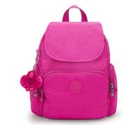 kipling Basic City Zip Mini Backpack Glowing Fuchsia