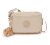 Kipling Kleine Umhängetasche ABANU mit verstellbarem Schultergurt Sparkled Beige