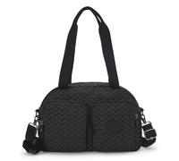 Kipling COOL DEFEA Mittelgroße Schultertasche, Signature Emb (Schwarz)
