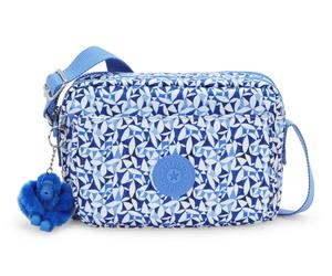 kipling Basic Print Abanu Crossbody M Crazy Leaves