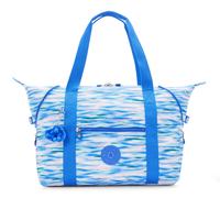 kipling Basic Print Art Medium Tote Diluted Blue