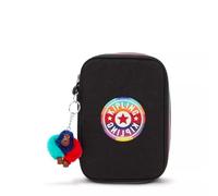 Kipling Bedrucktes Etui für Damen, 100 Stifte, zum Organisieren von Accessoires, Kunstbedarf, Make-up, Reise-Organizer