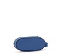 Kipling Bedrucktes, mittelgroßes Federmäppchen mit Reißverschluss Blau 100% Polyamide
