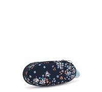 Kipling Bedrucktes, mittelgroßes Federmäppchen mit Reißverschluss Grün/Rosa 100% Recycled Polyester