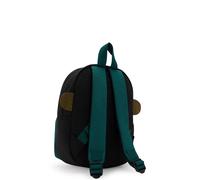 Kipling Black/Khaki/Block 56% Recycled Polyamide, 44% Polyamide
