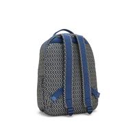 kipling Seoul Lap Large Backpack L Blue On Wire