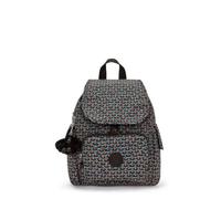 Kipling CITY PACK MINI Kleiner Rucksack, Geo Feather (Schwarz)