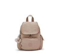 Kipling City Pack Mini Rucksack, Leichter Kompakter Tagesrucksack mit Mehreren Taschen, Verstellbaren Trägern & Alltags-Reiserucksack - Tan Beige