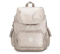 Kipling CITY PACK S Kleiner Rucksack, Metallic Glow (Silber)