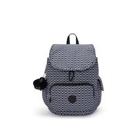 Kipling CITY PACK S, Kleiner Rucksack, Signature Print (schwarz), 9L, Kompakt & Stylisch