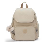 Kipling City Zip Mini 9 Liter Rucksack KI4697 Signature Beige Embossi